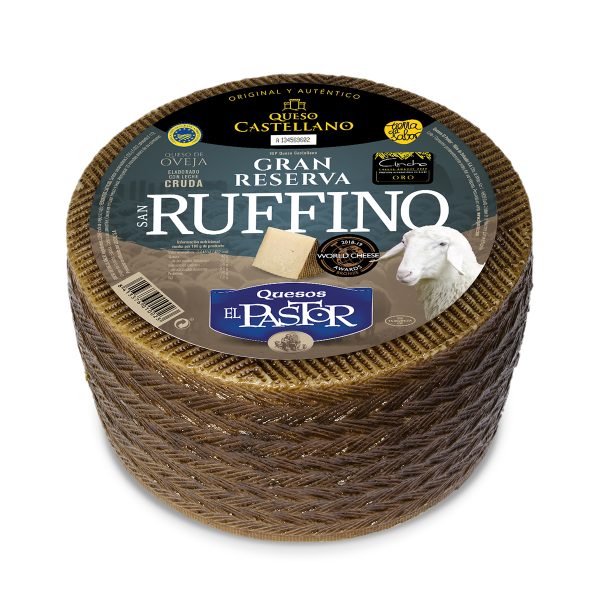 CHEESE PIECE 3 KG SHEEP PGI CHEESE castellano GREAT RESERVE (12 MONTHS) SAN RUFFINO QUESOS EL PASTOR ONLINE SHOP