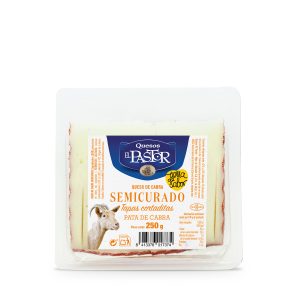TAPAS 250 GRS QUESO DE CABRA SEMICURADO PATA DE CABRA
