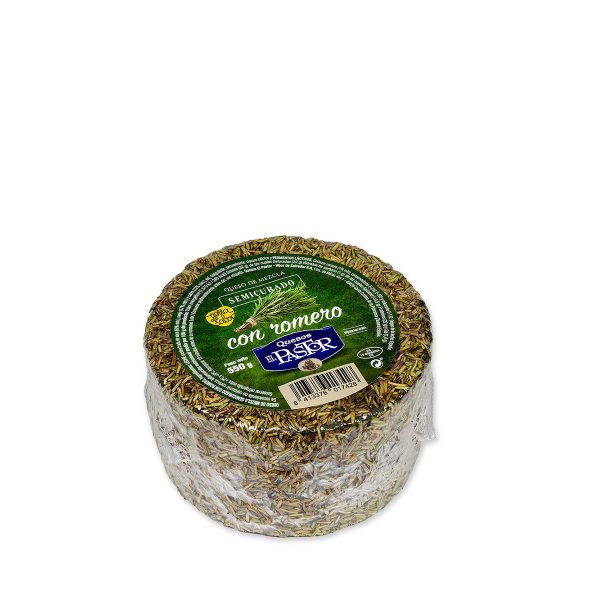 CHEESE BABY 550 GRS blended SEMI-CURED WITH ROSEMARY QUESOS EL PASTOR ONLINE SHOP