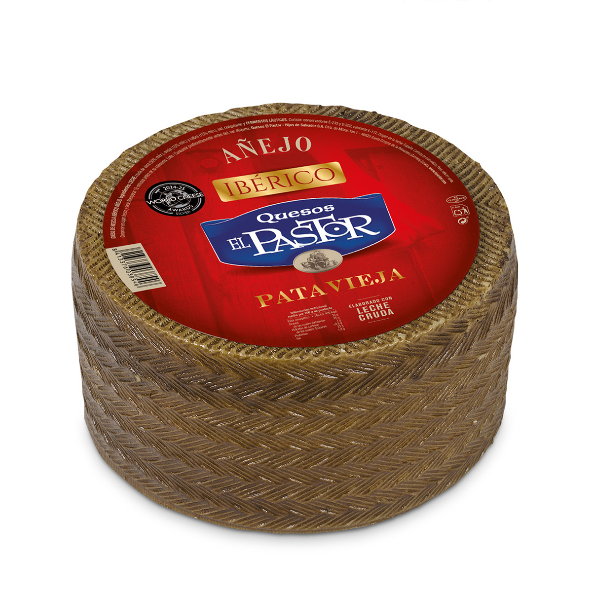 PIEZA QUESO 2,9 KG IBÉRICO AÑEJO (12 MESES) PATA VIEJA QUESOS EL PASTOR TIENDA ONLINE PIEZA QUESO 2,9 KG IBÉRICO AÑEJO (12 MESES) PATA VIEJA QUESOS EL PASTOR TIENDA ONLINE