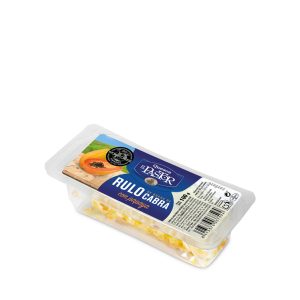 RULO FRESCO QUESO DE CABRA 100 GRS CON PAPAYA QUESOS EL PASTOR TIENDA ONLINE