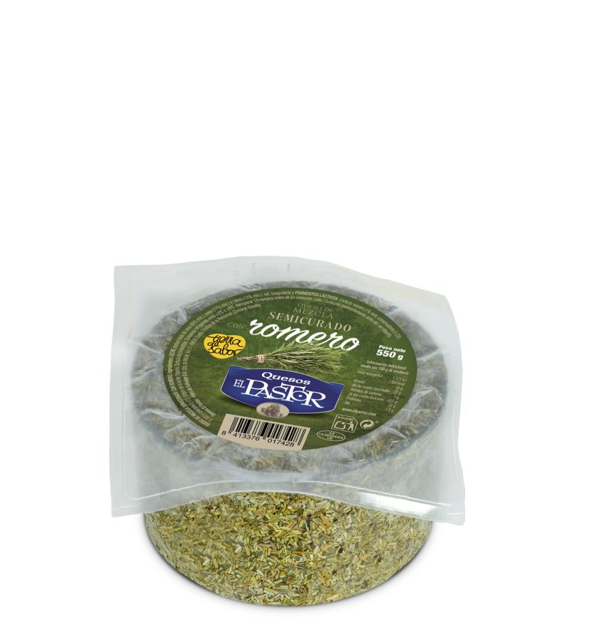 1742 baby 550 grs queso mezcla semi al romero el pastor