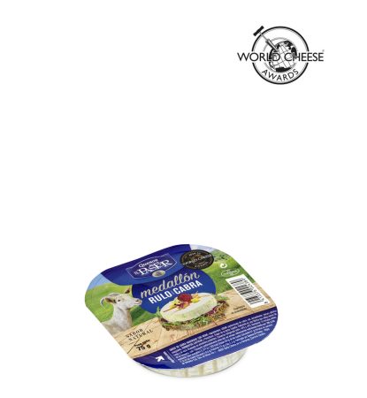 2438 queso cabra el pastor medallon 75g