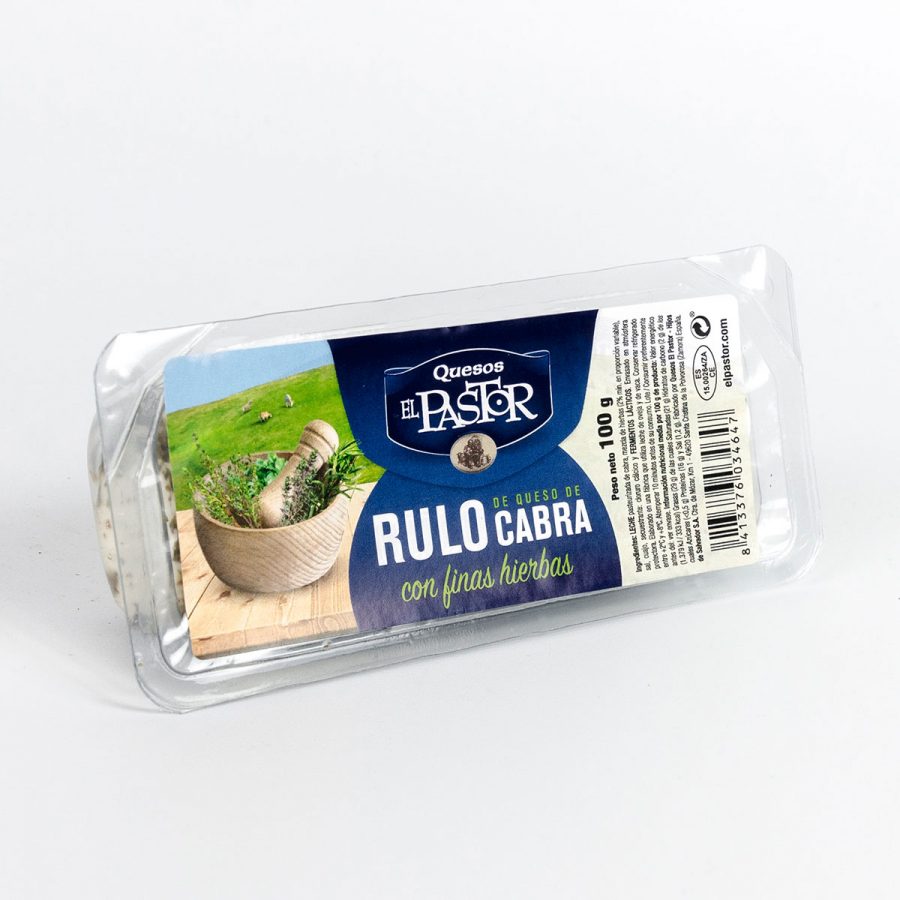 Quesos El Pastor - Goat Cheese With Fine Herbs El Pastor log 100 grams