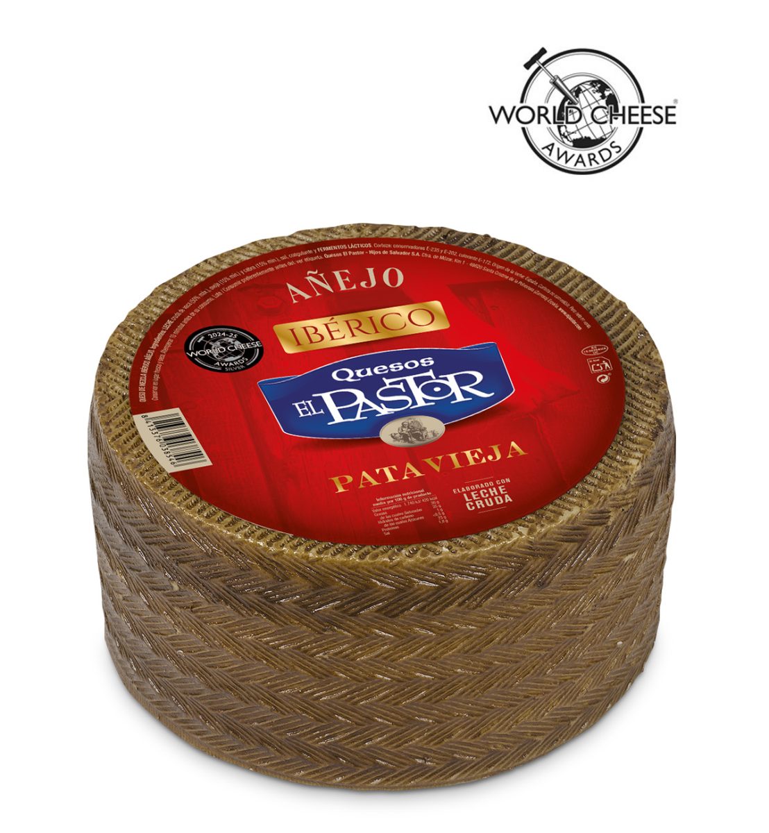 Aged Iberian Cheese, Old Ham, 3 kg Piece - Quesos El Pastor